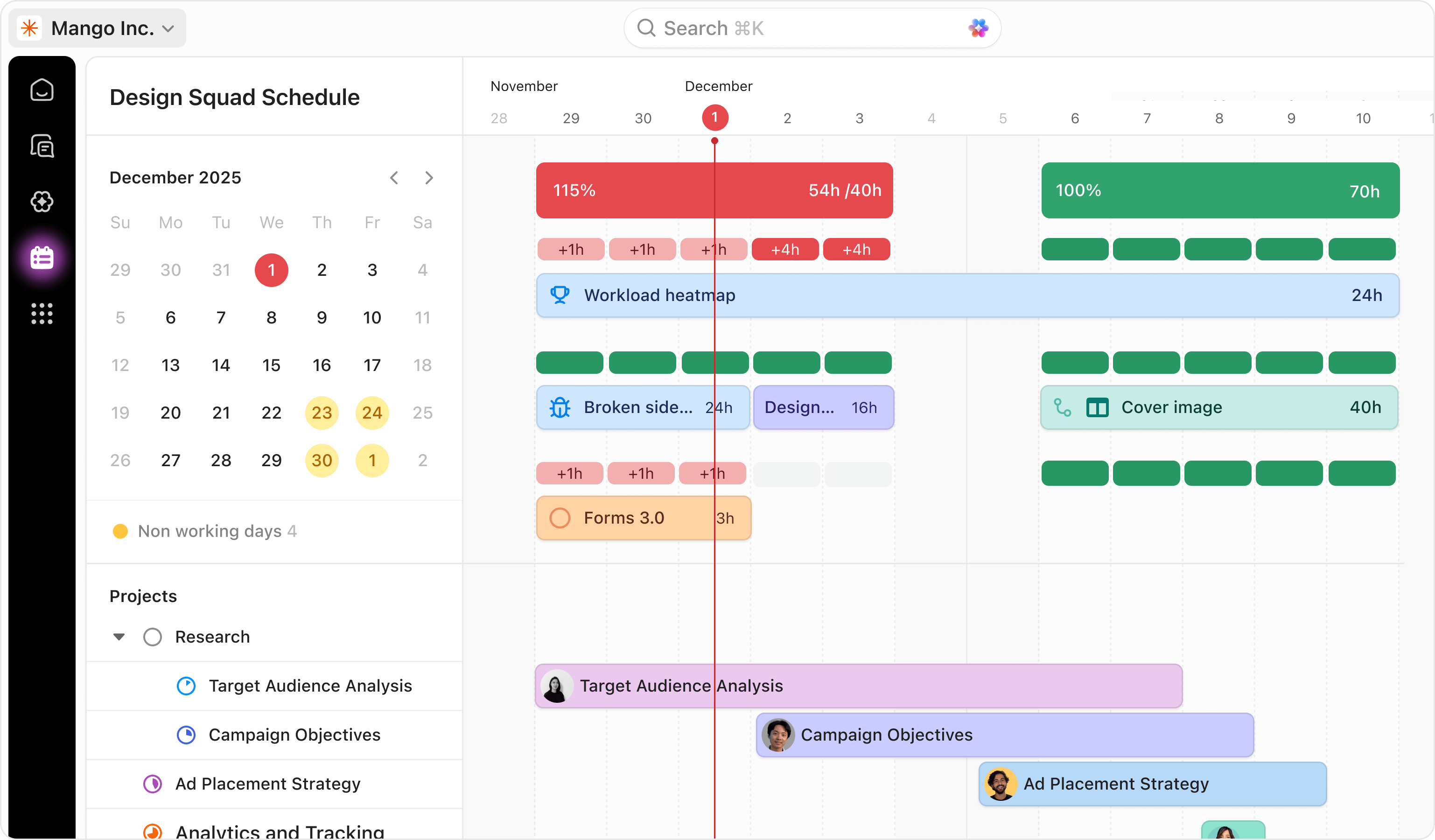 ClickUp Scheduling configured for an Aidapt operating model